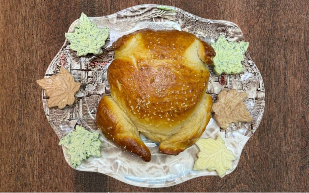 Turkey Pretzel Bread